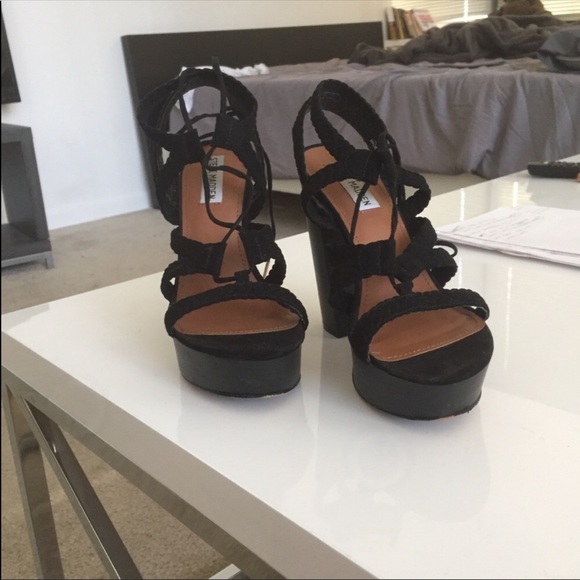 Steve Madden Lace Up Heels - Picture 3 of 6